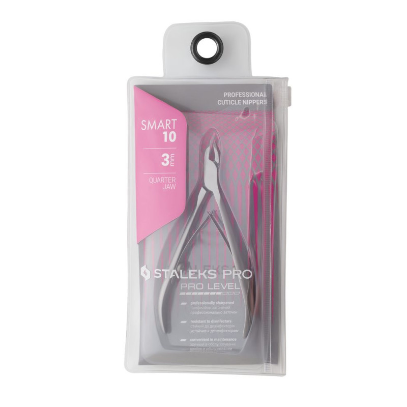 Professional cuticle nippers Staleks Pro Smart 10, 3 mm