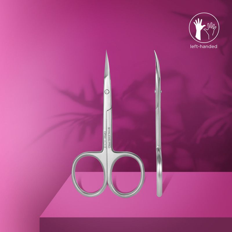 Professional cuticle scissors for left-handed users Staleks Pro Expert 11 Type 1