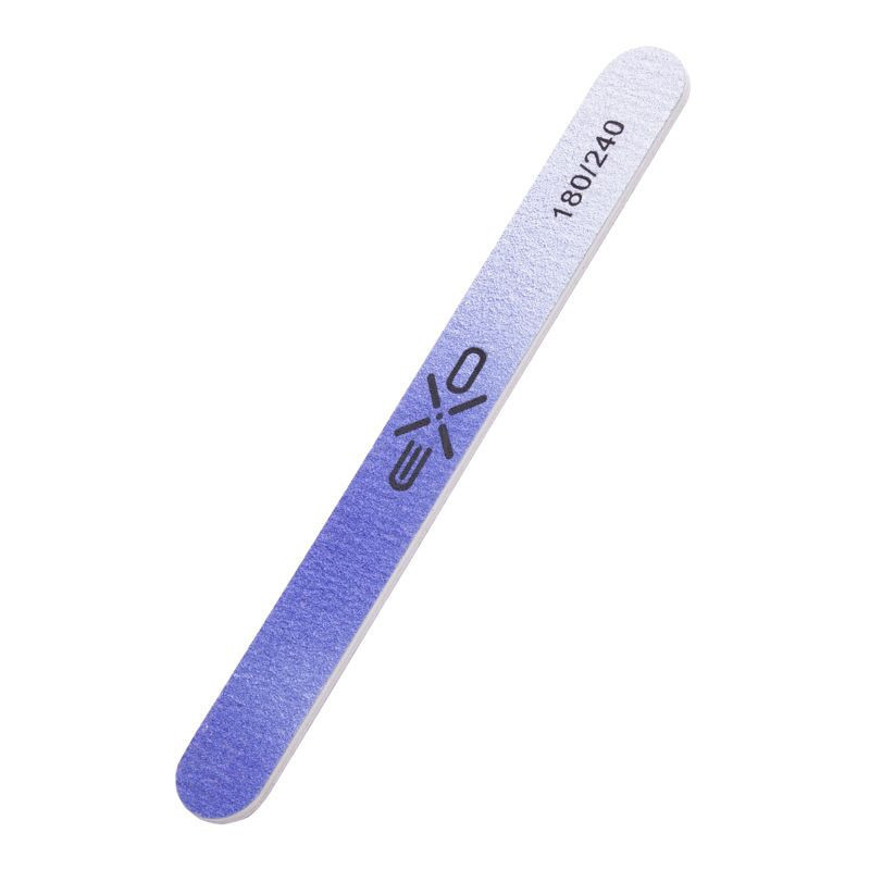 Пилки Exo 180/240 прямые, цветные, 10 шт