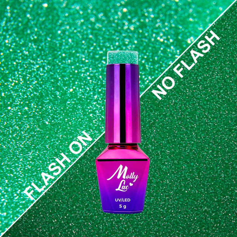 MollyLac Flashing Lights Metal Rain 5 ml Nr 646