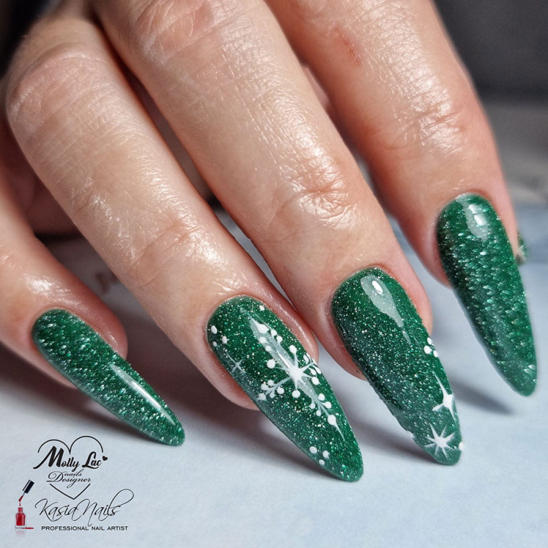 MollyLac Flashing Lights Metal Rain 8 ml Nr 612