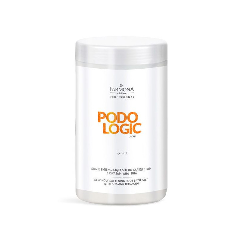 Pehmentävä suola AHA- ja BHA-hapoilla Farmona Professional PODOLOGIC ACID 1400g