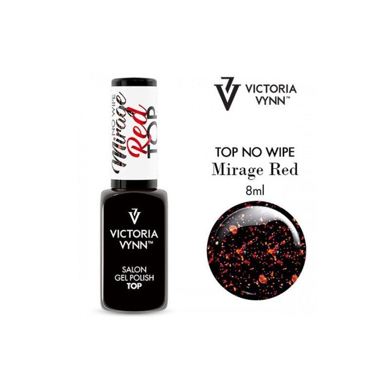 Gel Polish Top No Wipe Red Mirage Victoria Vynn – 8 ml
