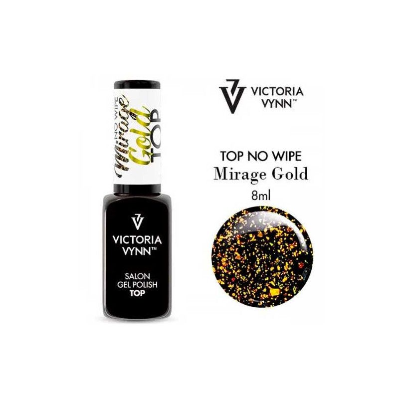 Gel Polish Top No Wipe Gold Mirage Victoria Vynn – 8 ml