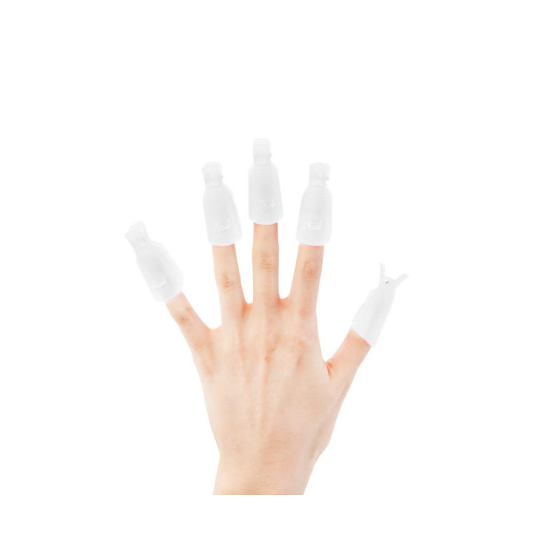 Clips for gel removal - 10 pcs