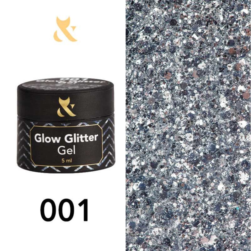 Glow Glitter Gel F.O.X 001 - 5 ml