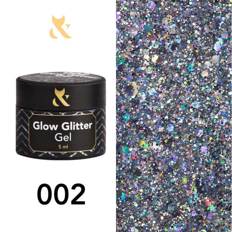 Glow Glitter Gel F.O.X 002 - 5 ml