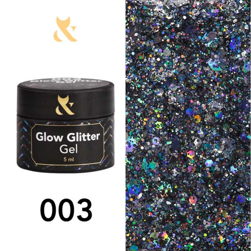 Glow Glitter Gel F.O.X 003 - 5 ml