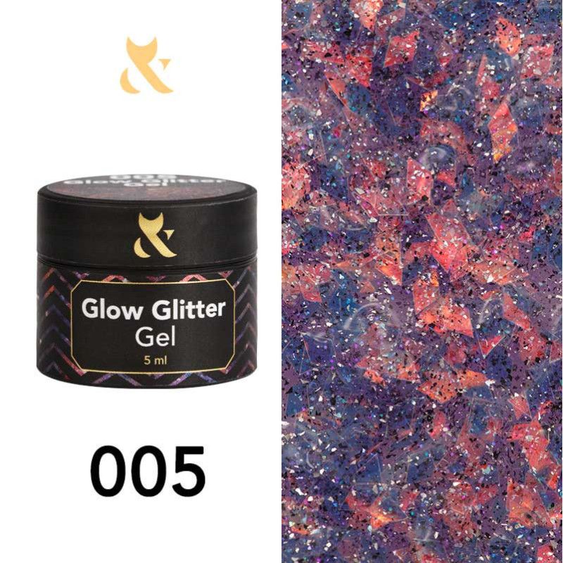 Glow Glitter Gel F.O.X 005 - 5 ml