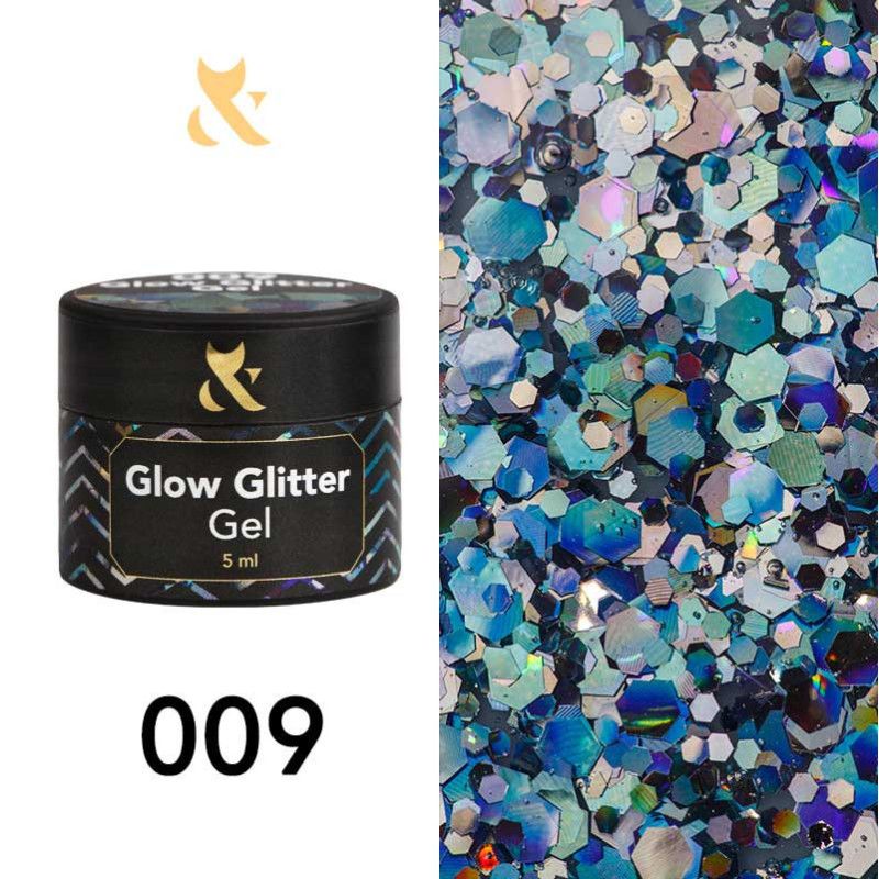 Glow Glitter Gel F.O.X 009 - 5 ml