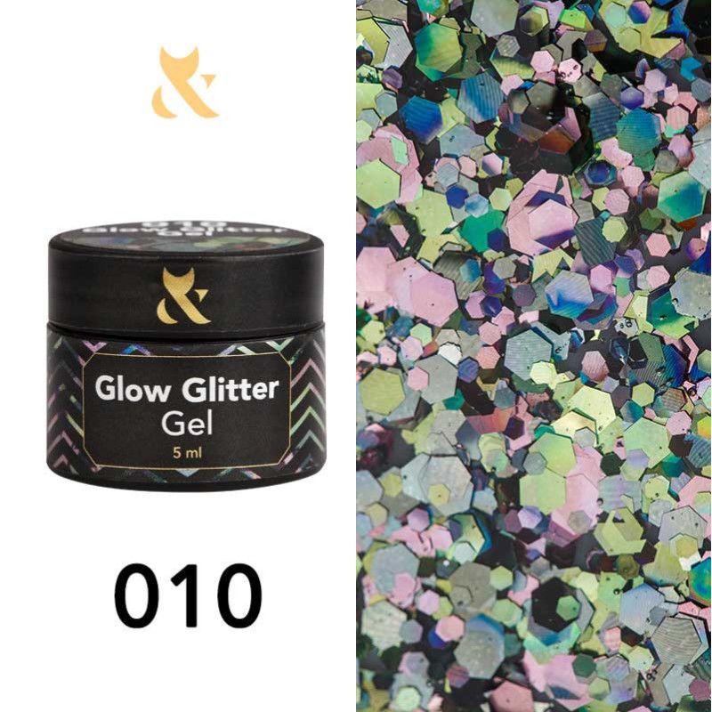 Glow Glitter Gel F.O.X 010 - 5 ml