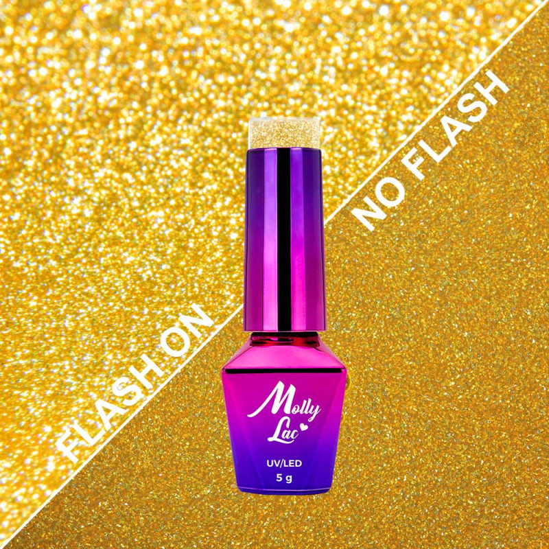 MollyLac vilkkuvat valot Neon Caribbean Crush nro 641, 5 ml
