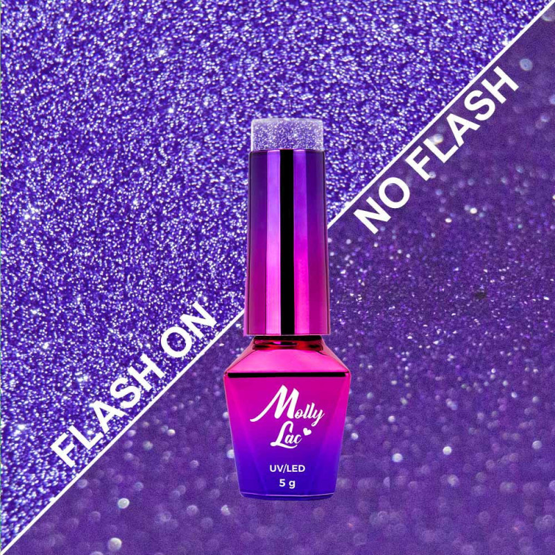 MollyLac Flashing Lights Neon Fig Fiction Nr 648, 5 ml