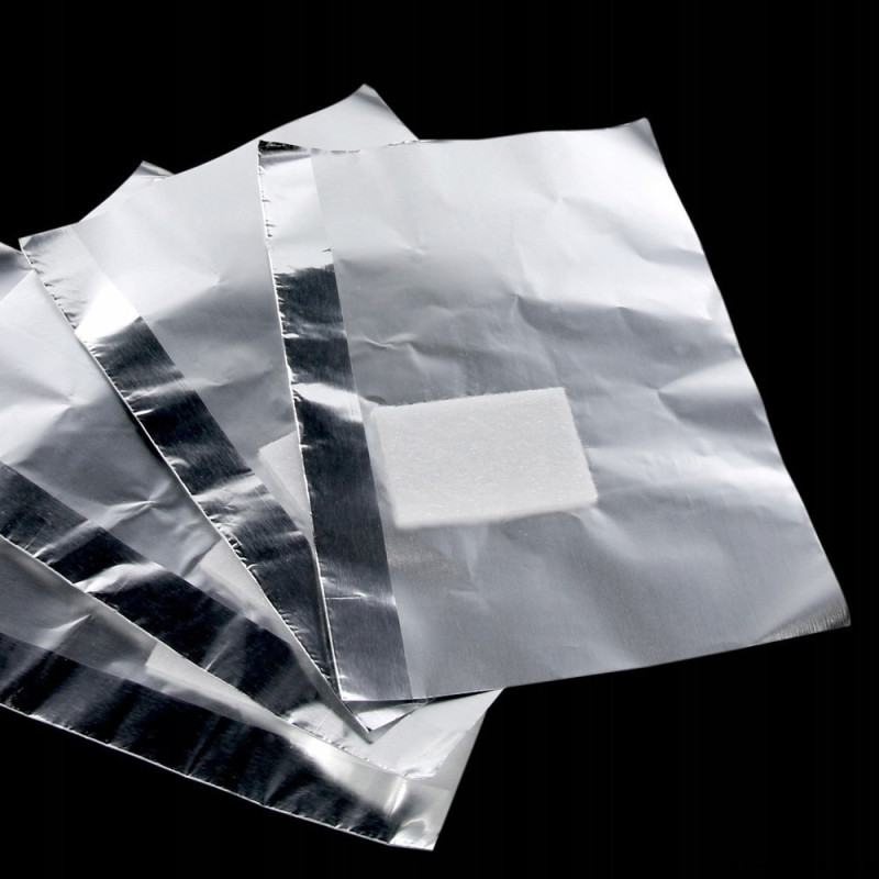 Foil for removing gel polish, 100 pcs