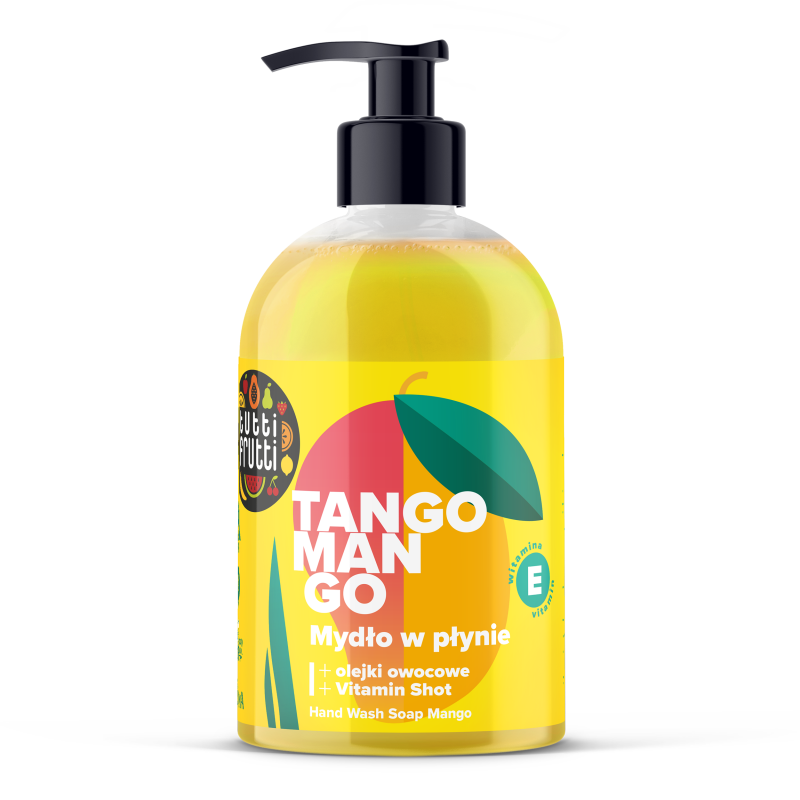 Käsisaippua hedelmäöljyillä ja E-vitamiinilla - Mango - Farmona Tutti Frutti 500 ml