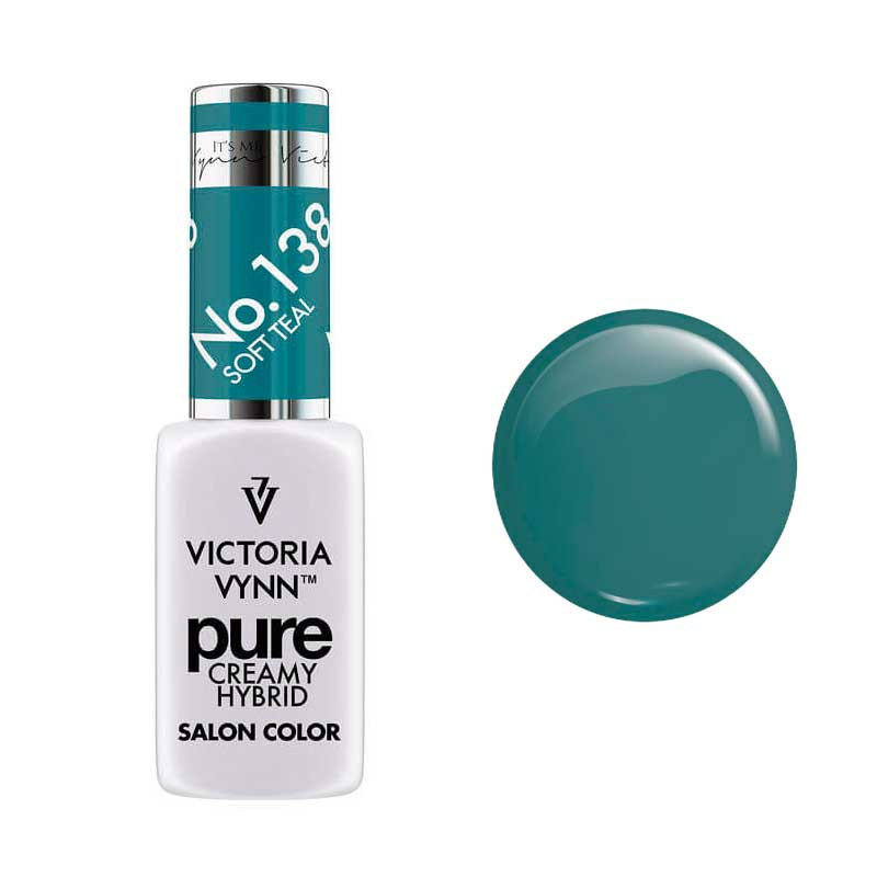 VICTORIA VYNN PURE CREAMY HYBRID 138 Soft Teal - 8 ml