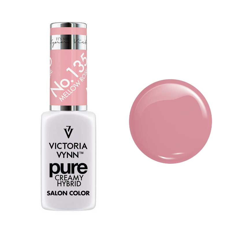 VICTORIA VYNN PURE CREAMY HYBRID 135 Mellow Rose - 8 ml