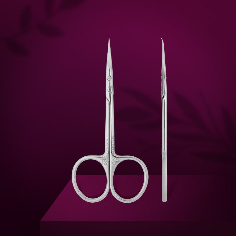 Professional cuticle scissors Staleks Pro Exclusive 23 Type 1 (magnolia)