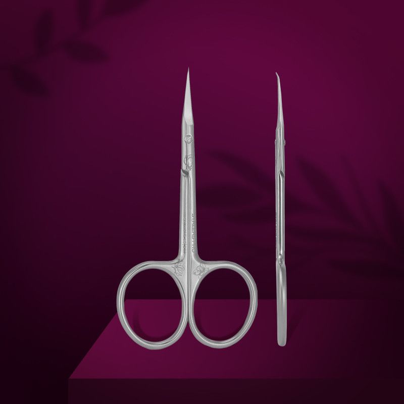 Ножницы с крючком для кутикулы Staleks Pro Exclusive 23 Type 2 (magnolia)