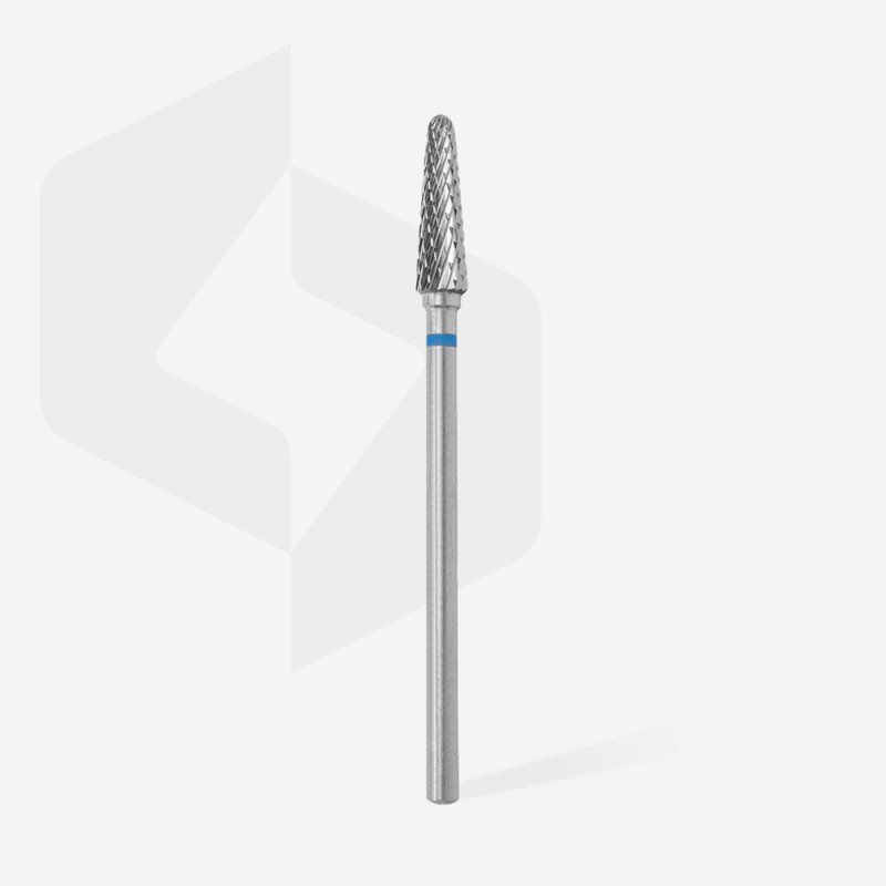Carbide nail drill bit, “frustum” blue, head diameter 4 mm / working part 13 mm