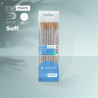 Сменные файлы papmAm (мягкая основа) на деревянной основе Staleks Pro Smart 20, 100 грит (10 шт)