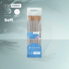 Kynsiviila - papmAm (pehmeä pohja) puualustalla Staleks Pro Smart 20, 240 grit (10 kpl)