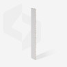 White disposable papmAm files for straight nail file Staleks Pro Expert 22, 180 grit (50 pcs)