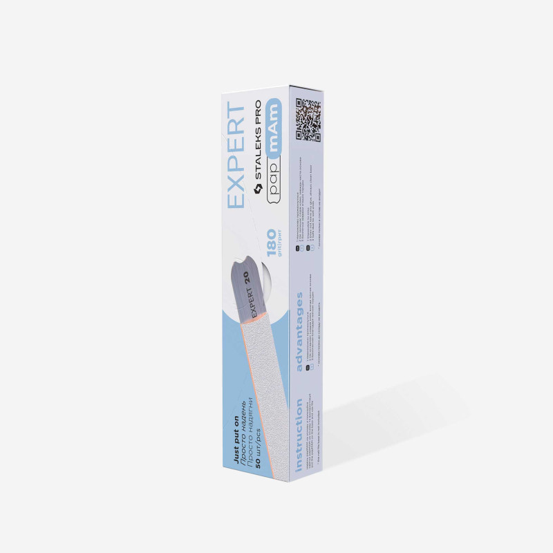 Kynsiviila - papmAm - Staleks Pro Expert 22, 180 grit (50 kpl)