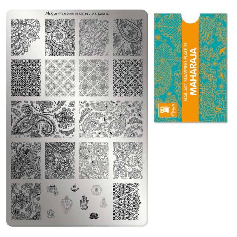 Stamping plate Moyra - Maharaja - 19