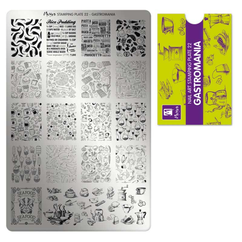 Stamping plate Moyra - Gastromania - 22