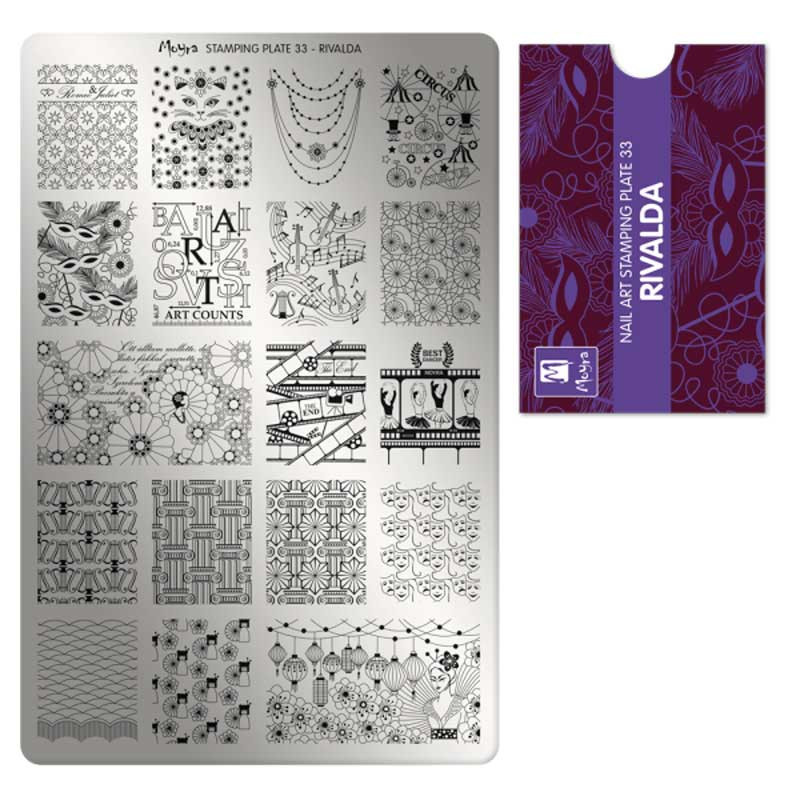 Stamping plate Moyra - Rivalda - 33