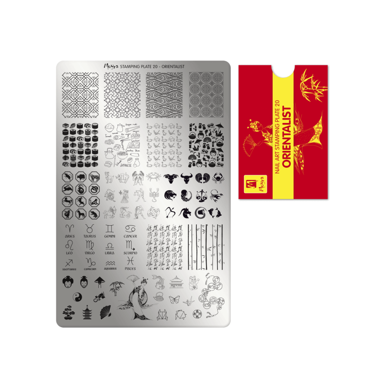 Stamping plate Moyra - Orientalist - 20