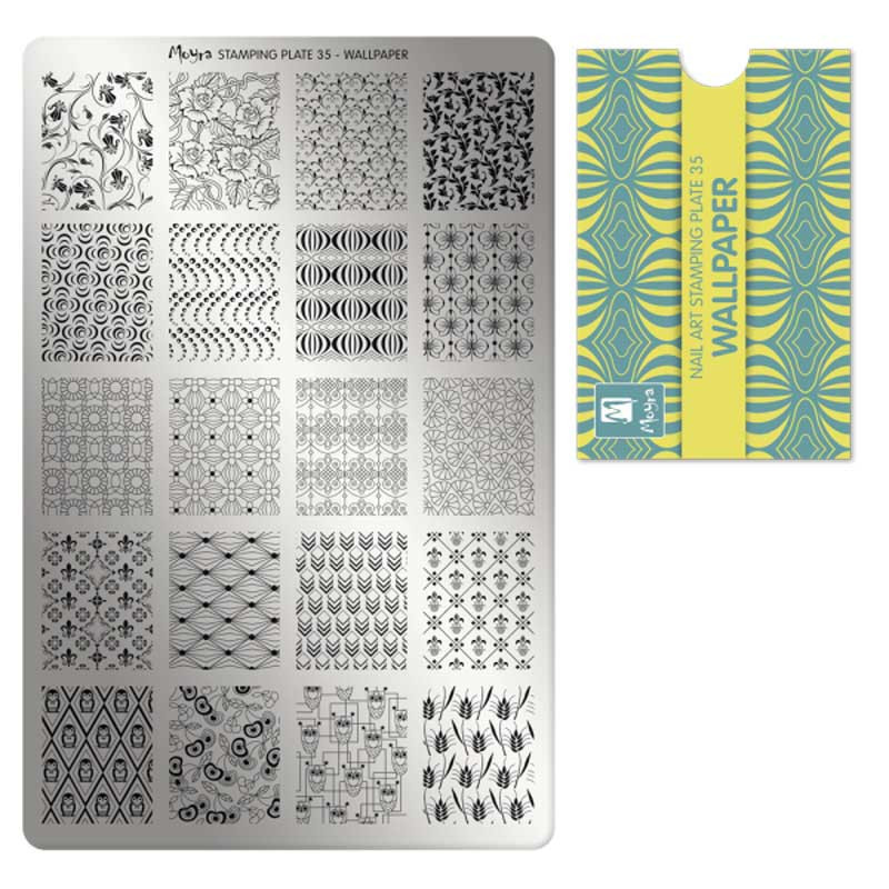 Stamping plate Moyra - Wallpaper - 35