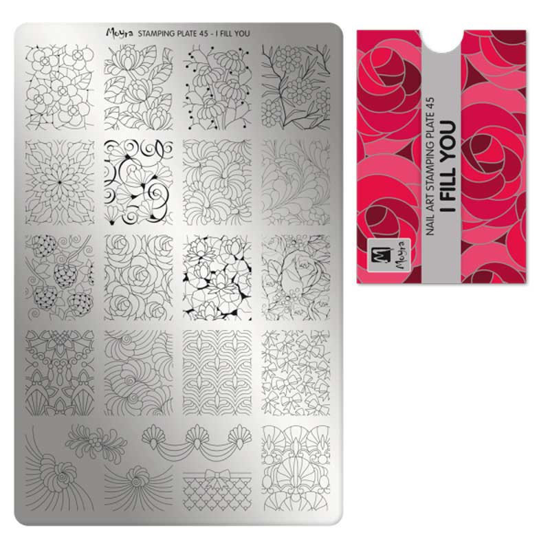 Stamping plate Moyra - I fill you - 45