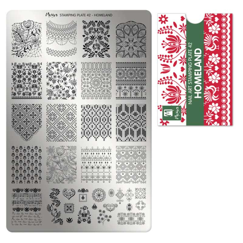 Stamping plate Moyra - Homeland - 42