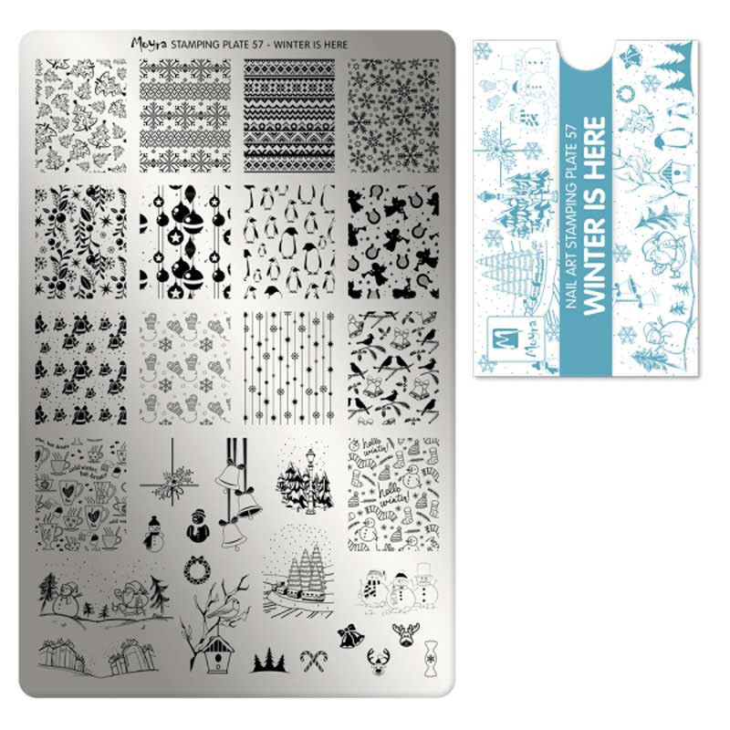 Stamping plate Moyra - Winter is here - 57