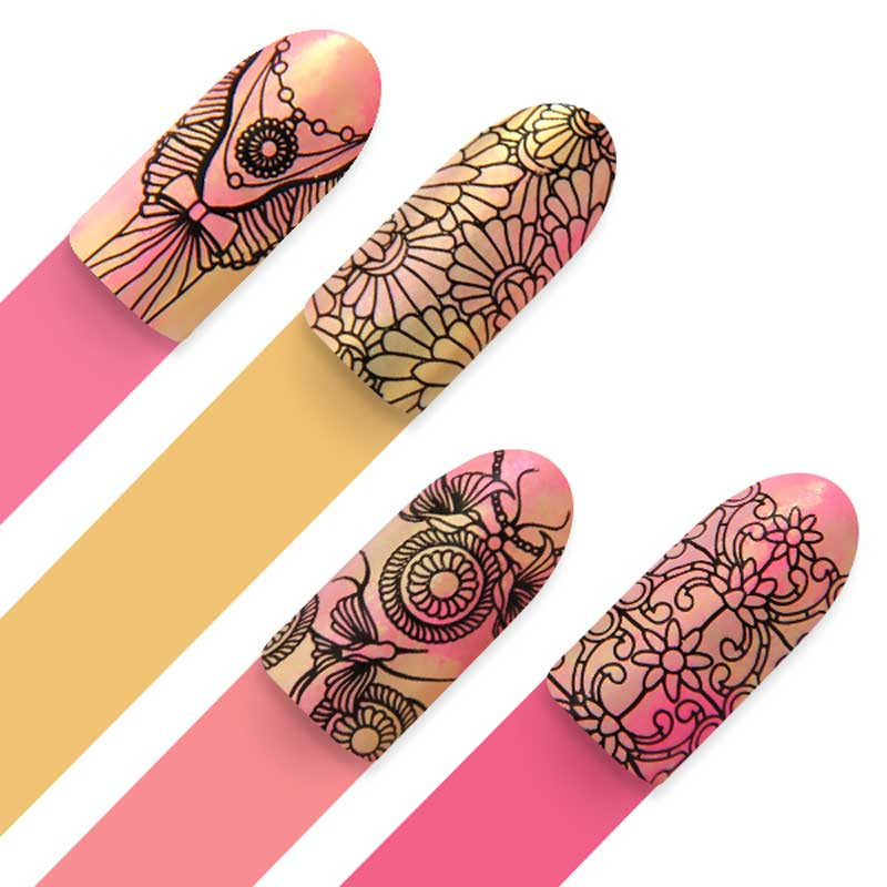 Stamping plate Moyra - Filigree - 52