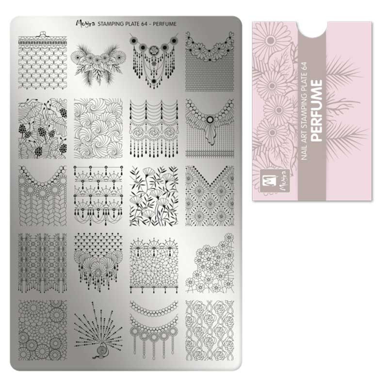 Stamping plate Moyra - Parfume - 64