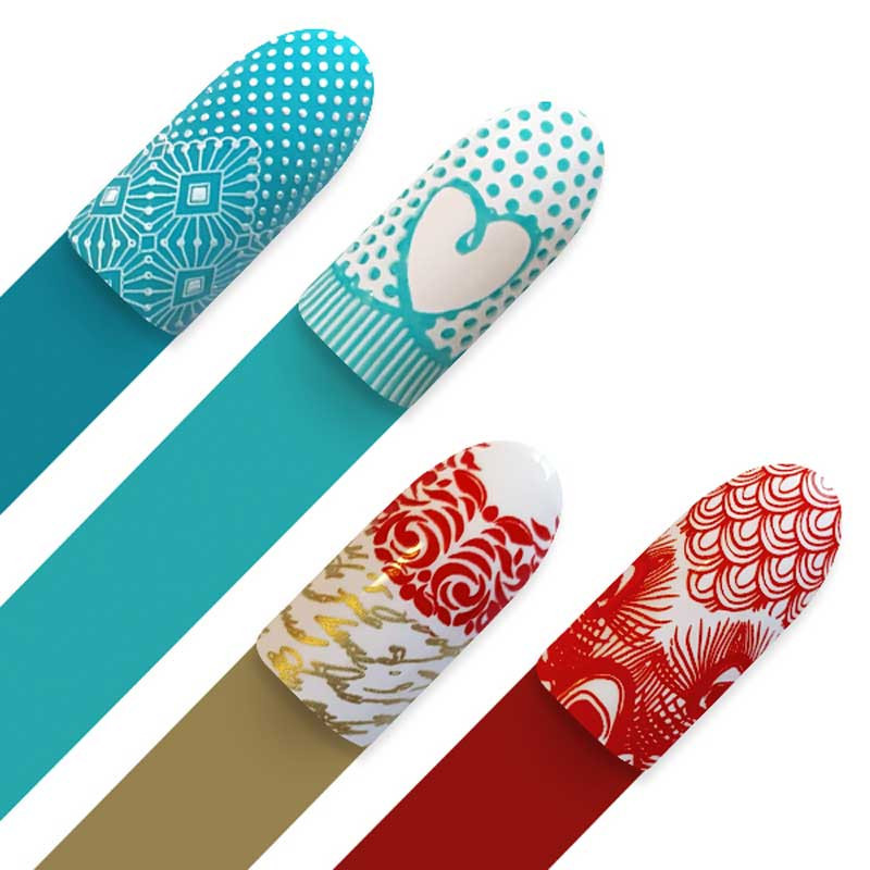 Stamping plate Moyra - Perfect Match - 65