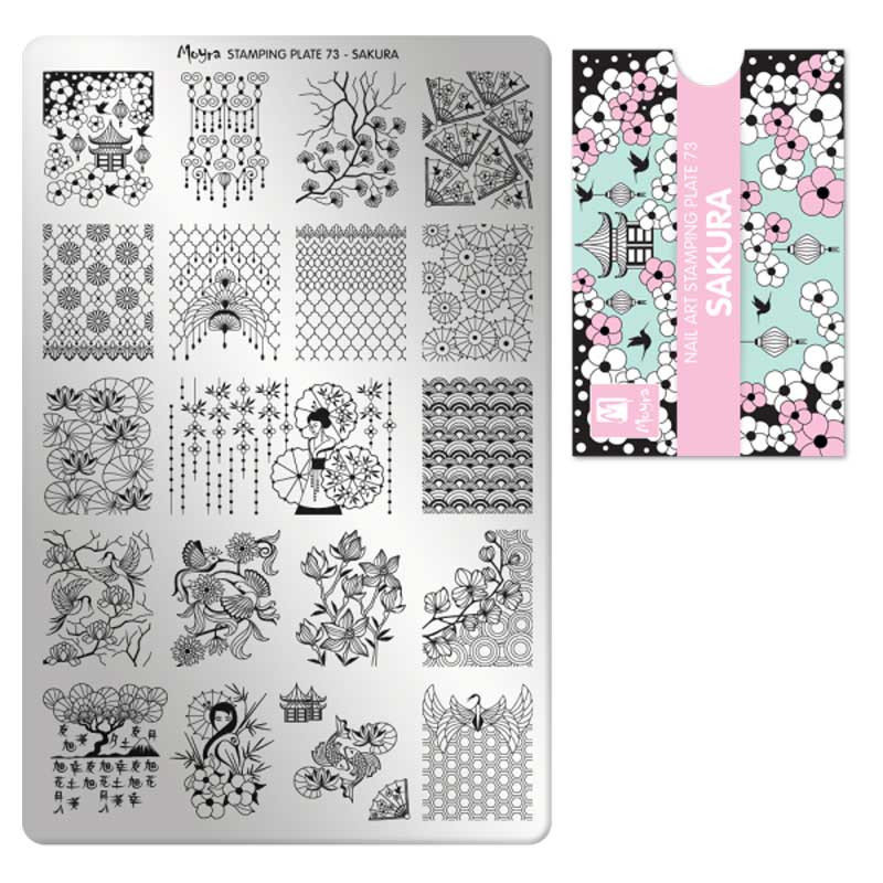 Tembeldamise plaat Moyra - Sakura-Nippon - 73