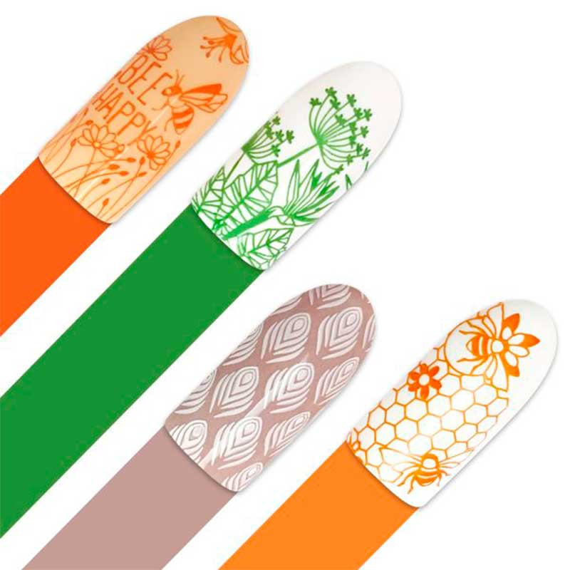 Stamping plate Moyra - Viva verde - 82
