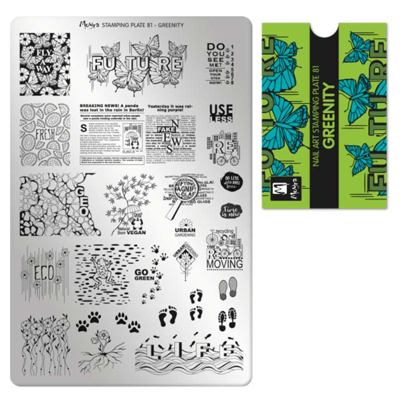 Tembeldamise plaat Moyra - Greenity - 81