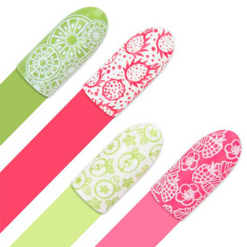 Stamping plate Moyra - Dragon fruits - 90
