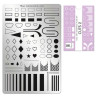 Tembeldamise plaat Moyra - Cuts 2 - 89