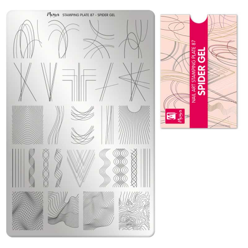 Tembeldamise plaat Moyra - Spider Gel - 87