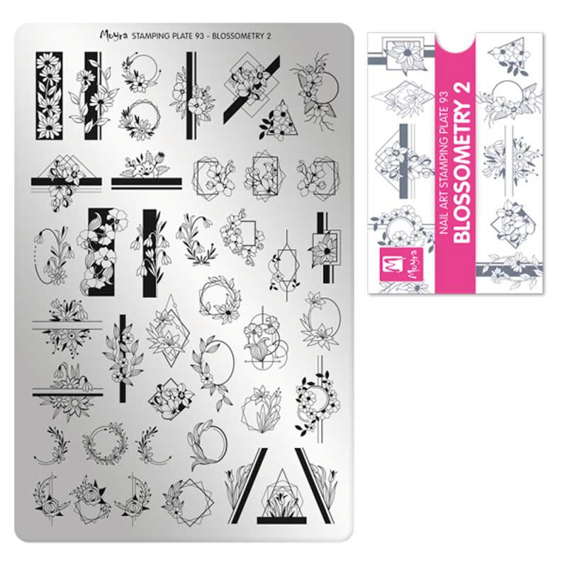 Tembeldamise plaat Moyra - Blossometry 2 - 93