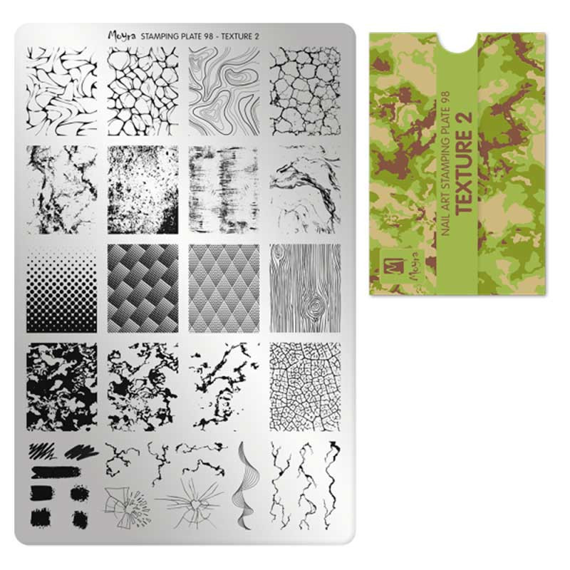 Tembeldamise plaat Moyra - Texture 2 - 98