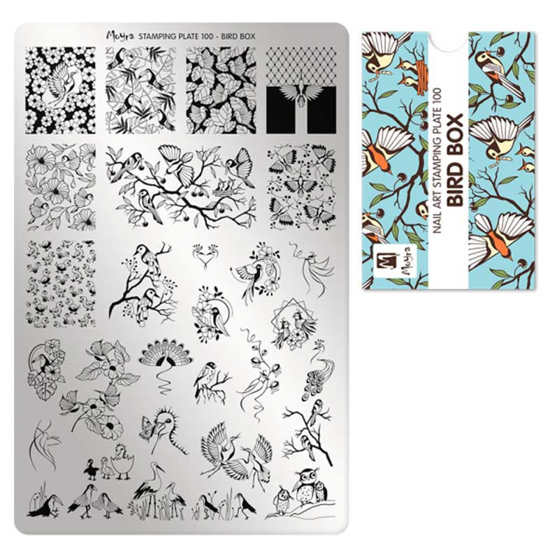 Tembeldamise plaat Moyra - Bird box - 100