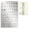 Stamping plate Moyra - Fine lines - 102
