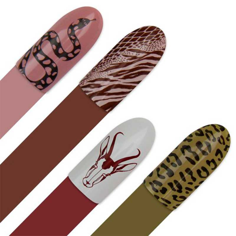 Stamping plate Moyra - Suede - 104